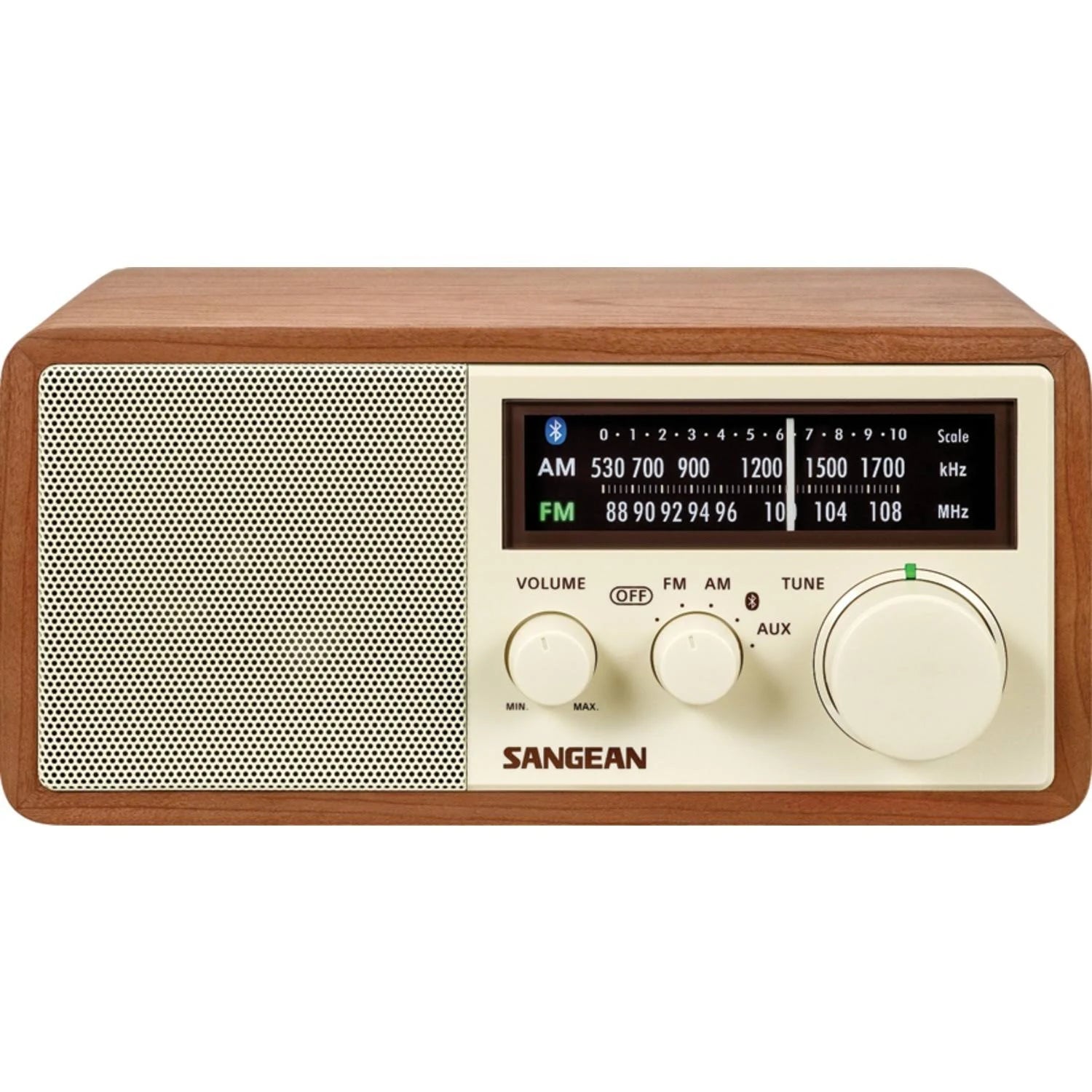 Sangean WR-16 AM-FM Bluetooth Wooden Cabinet Radio