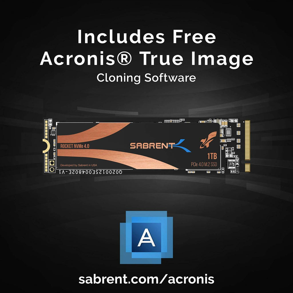 Sabrent 1TB Rocket NVMe 4.0 PCIe M.2 Internal SSD H1272