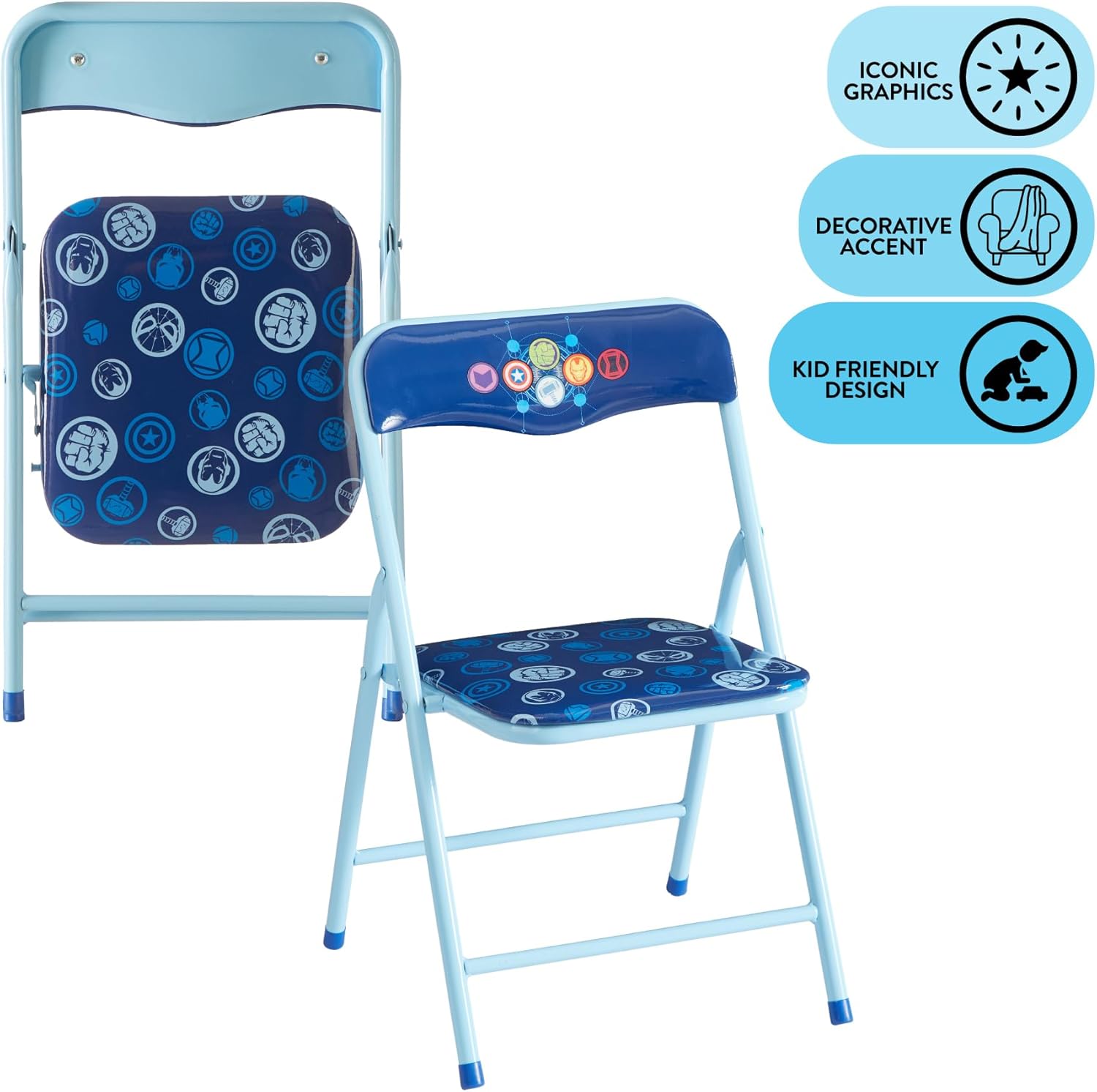 Idea Nuova Avengers 3 Piece Table and Chair Set I920704