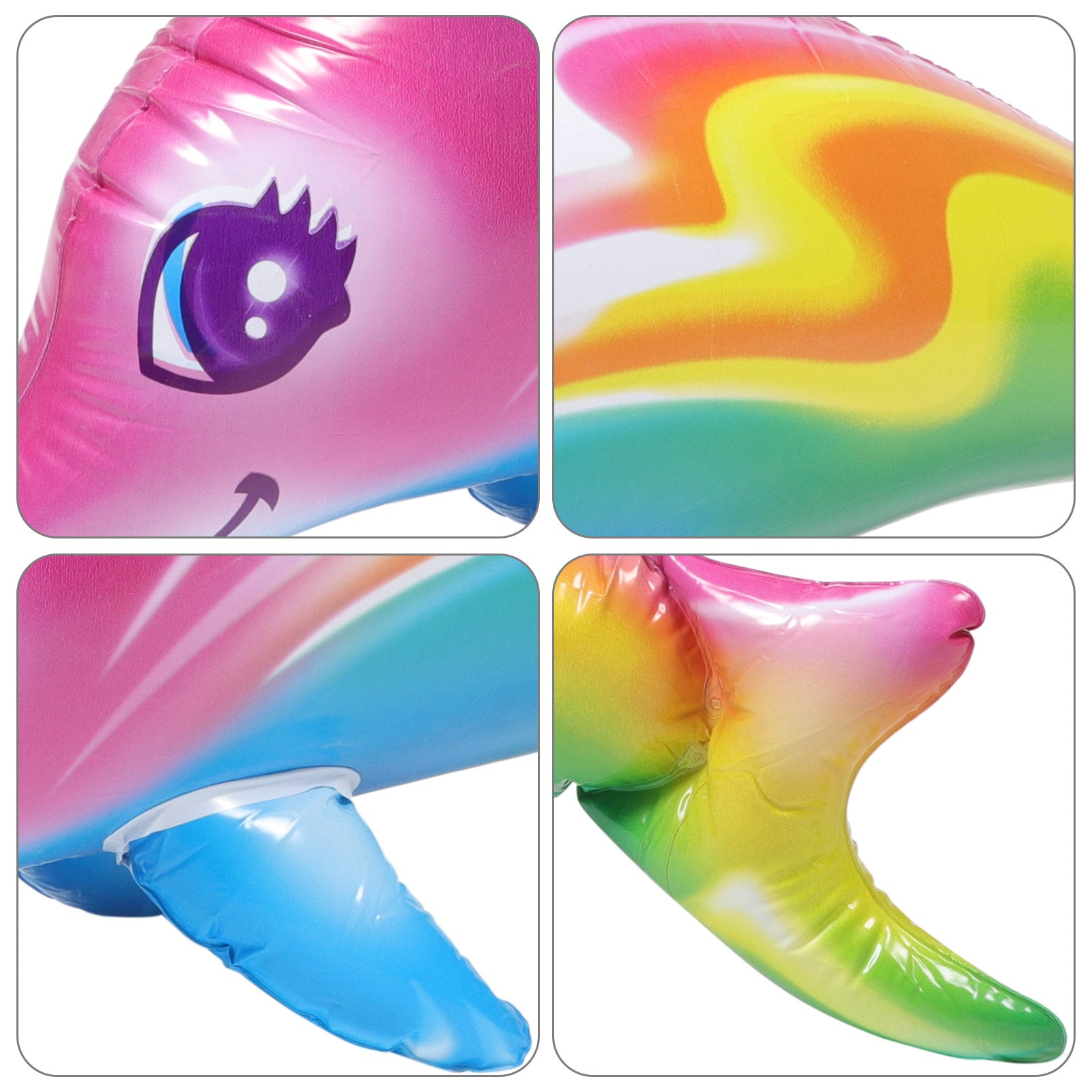 Inflatable Dolphin Pool Toy for Kids Party 2 Pcs L4865