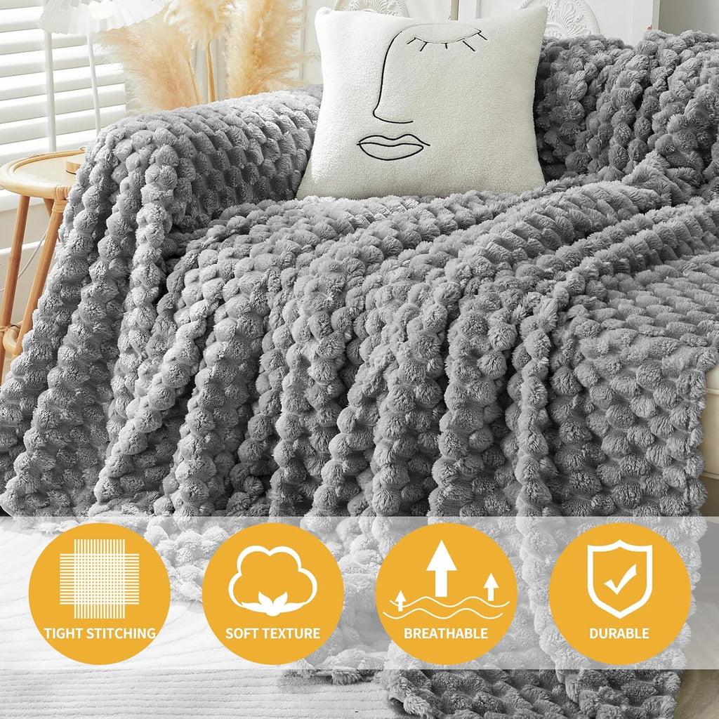 Couch Cover Blanket for Sectional Sofa, Cotton Blend Thick Washable B905