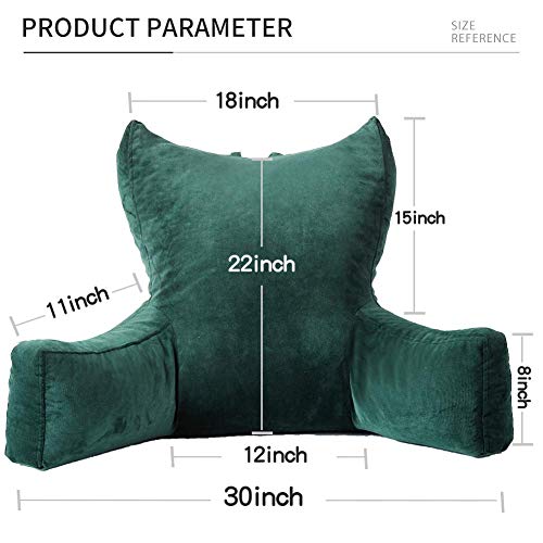 Reading Pillow Bed Wedge with Arms Memory Foam Backrest I681