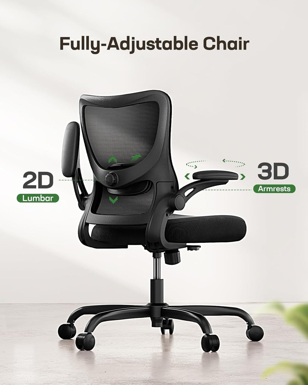 Marsail Office Chair S-Shape, Black L521501