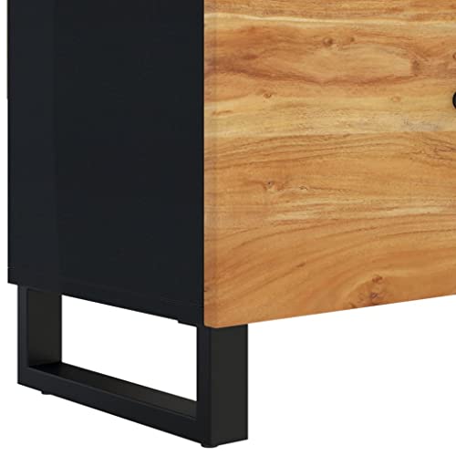 Acacia Wood TV Stand with 4 Compartments U222