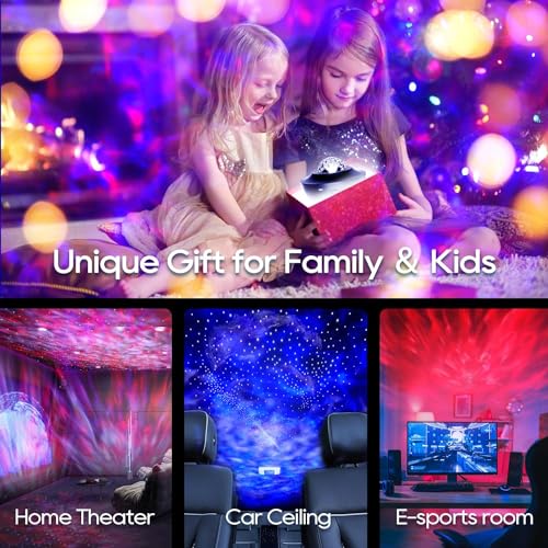 Galaxy Projector with Bluetooth Speaker, Night Light for Bedroom Decor K60219