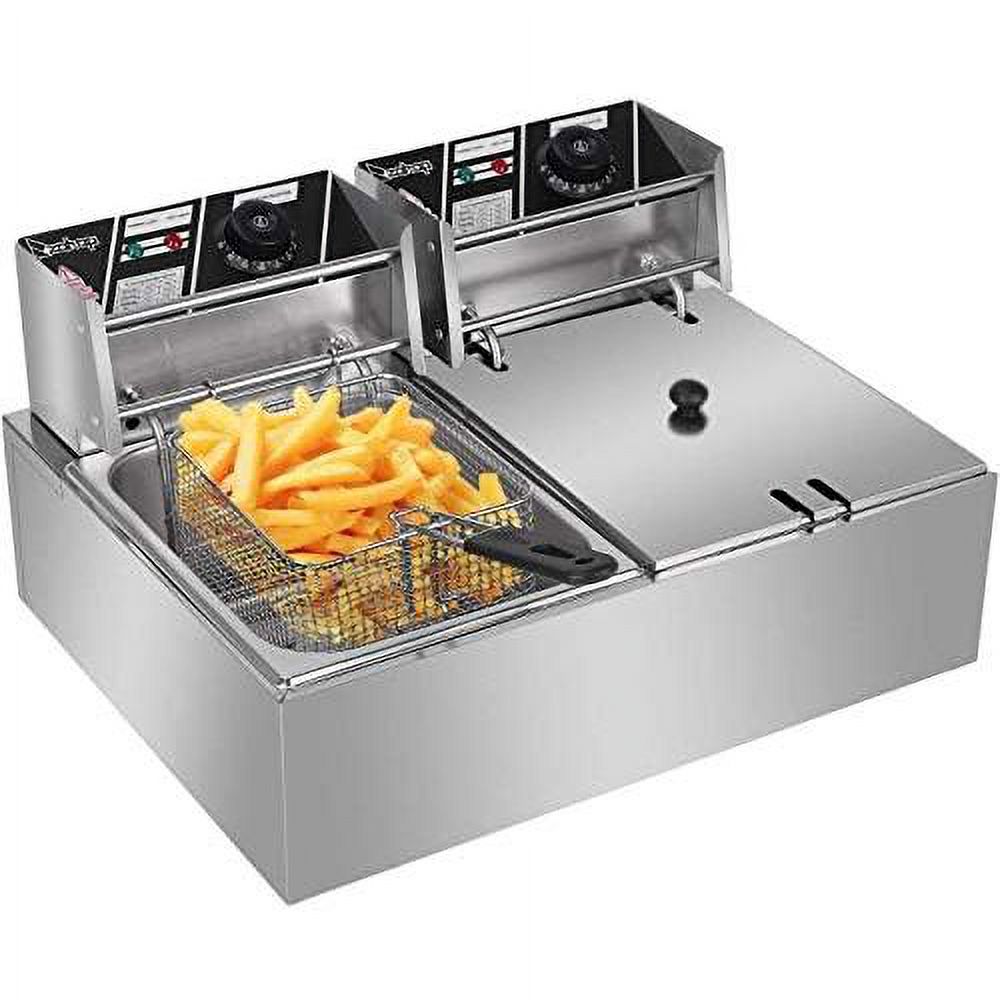 12L 5000W Electric Dual Deep Fryer G67543