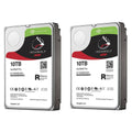 Seagate 2 Pk IronWolf Pro 10TB NAS Internal HD CMR 3.5x22 SATA 6Gbps, 7200 RPM ST10000NE0008 1
