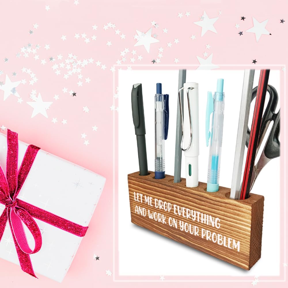 Funny Pen Holder for Desk Office Decor Gifts for Coworkers G943