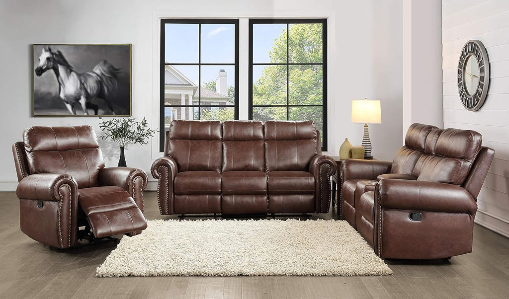 Lexicon Gallina Glider Recliner, Brown M328745