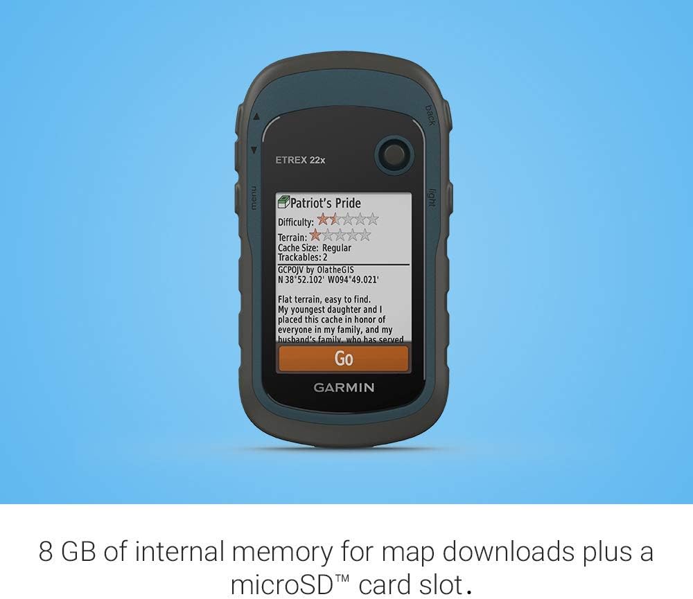 Garmin eTrex 22x Rugged Handheld GPS Navigator (Renewed) V8007