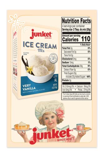 Junket Vanilla Ice Cream Mix, 4 oz Box (Pack of 6) H641622