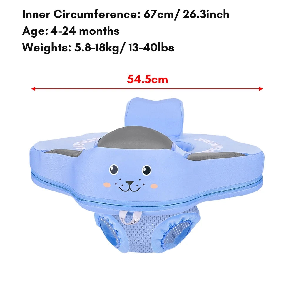 Mambobaby B504 Non-Inflatable Pool Seat Float for 4-24 Months O28446