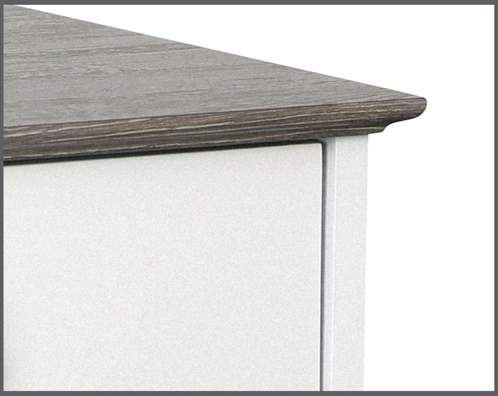 Finley Gray Oak/White 3-Drawer Filing Cabinet R364