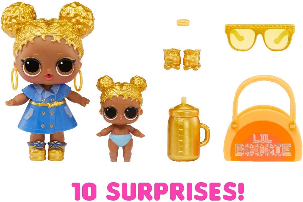 LOL Surprise! Confetti Pop Birthday Sisters Collectible Doll with Lil Sister and 10 Surprises G49067