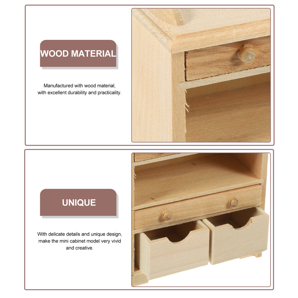 Mini Furniture for Dollhouse 1:12 Scale Cabinet D63042