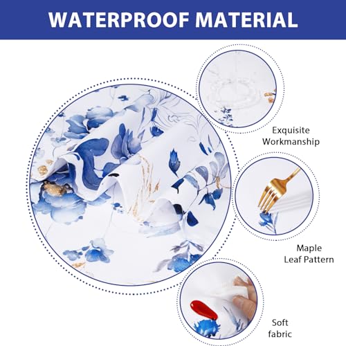 Watercolor Wildflower Floral Tablecloth Rectangle 60x104 Inch O516