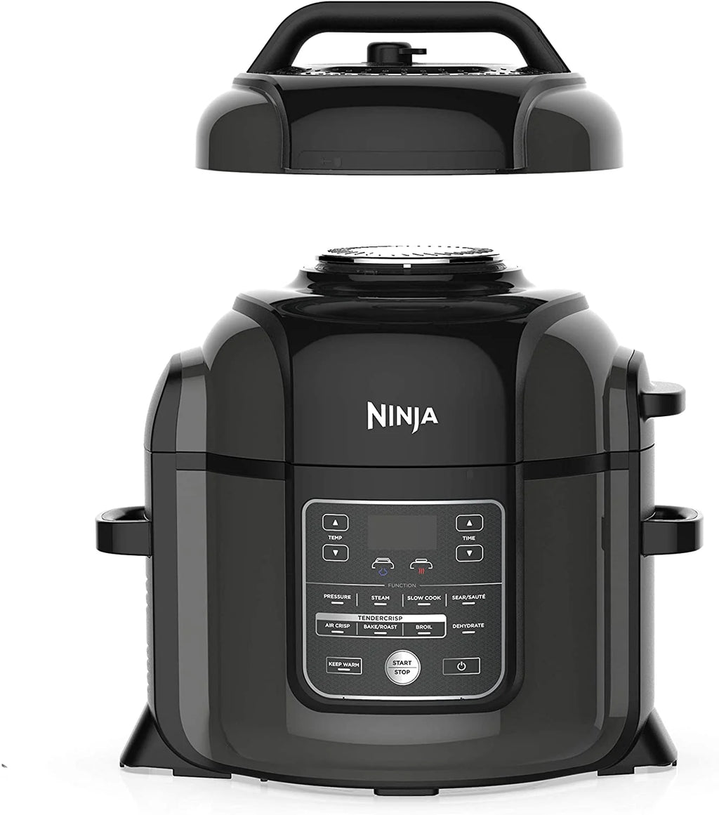 Restored Ninja Foodi 8-Quart 9-in-1 Deluxe XL Pressure Cooker and Air Fryer E5677