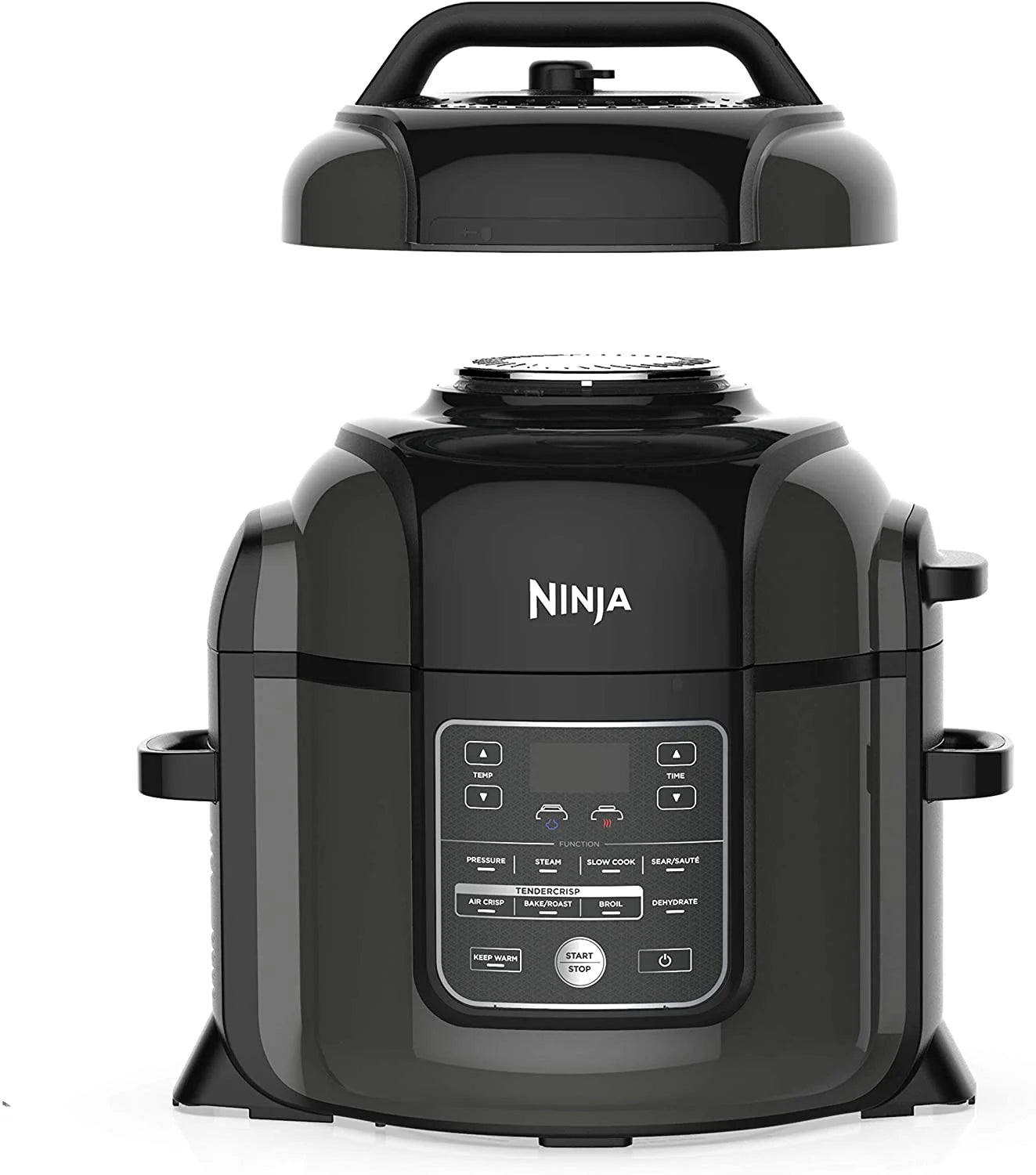 Restored Ninja Foodi 8-Quart 9-in-1 Deluxe XL Pressure Cooker and Air Fryer E5677