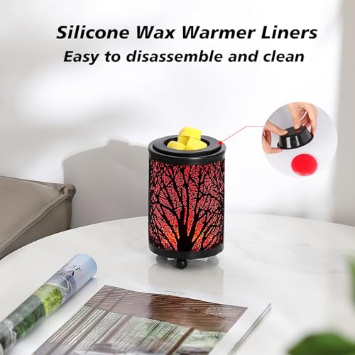 Wax Warmer Wrought Iron Crystal Electric Oil Burner for Home Decor C151