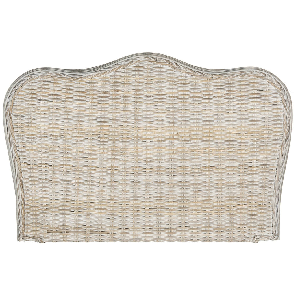 Safavieh Imelda White Washed Headboard Full D4334