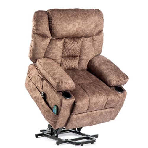 Power Lift Recliner Chair for Elderly with Heat and Massage, Fabric K7688