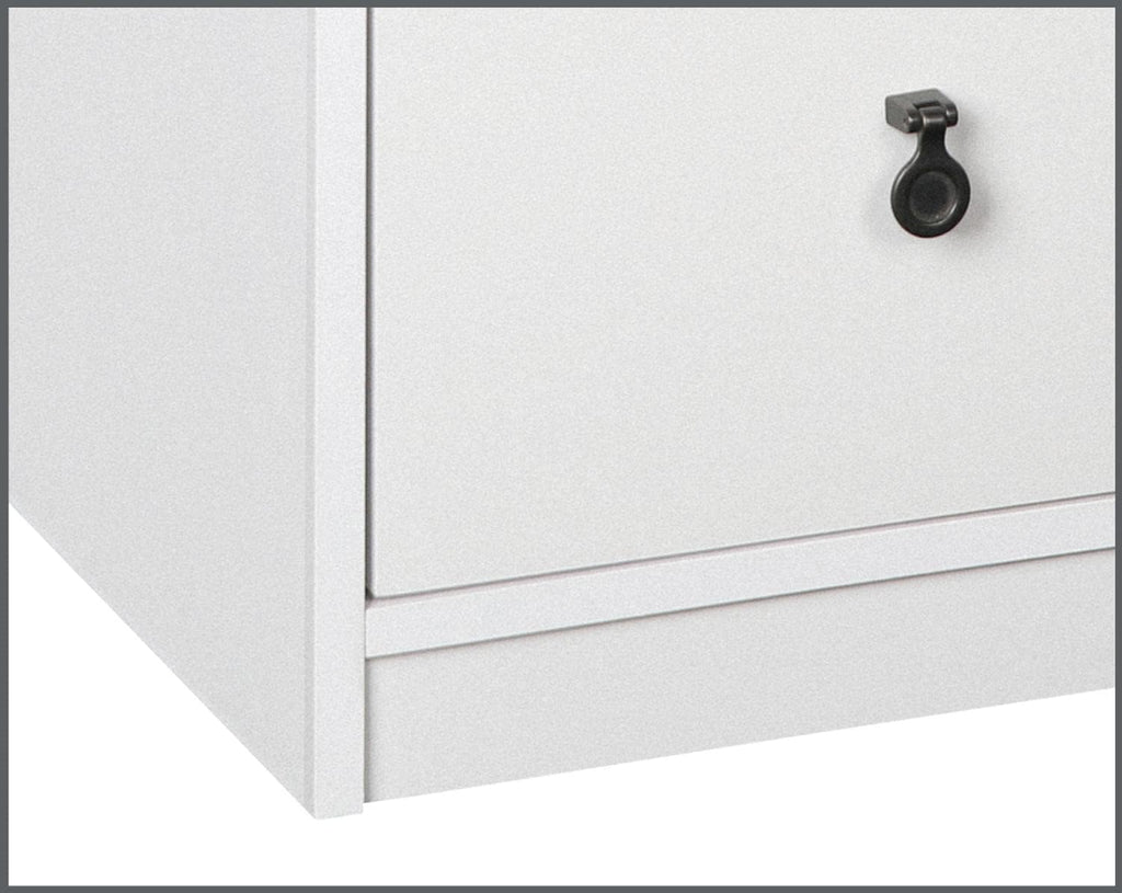 Finley Gray Oak/White 3-Drawer Filing Cabinet R364