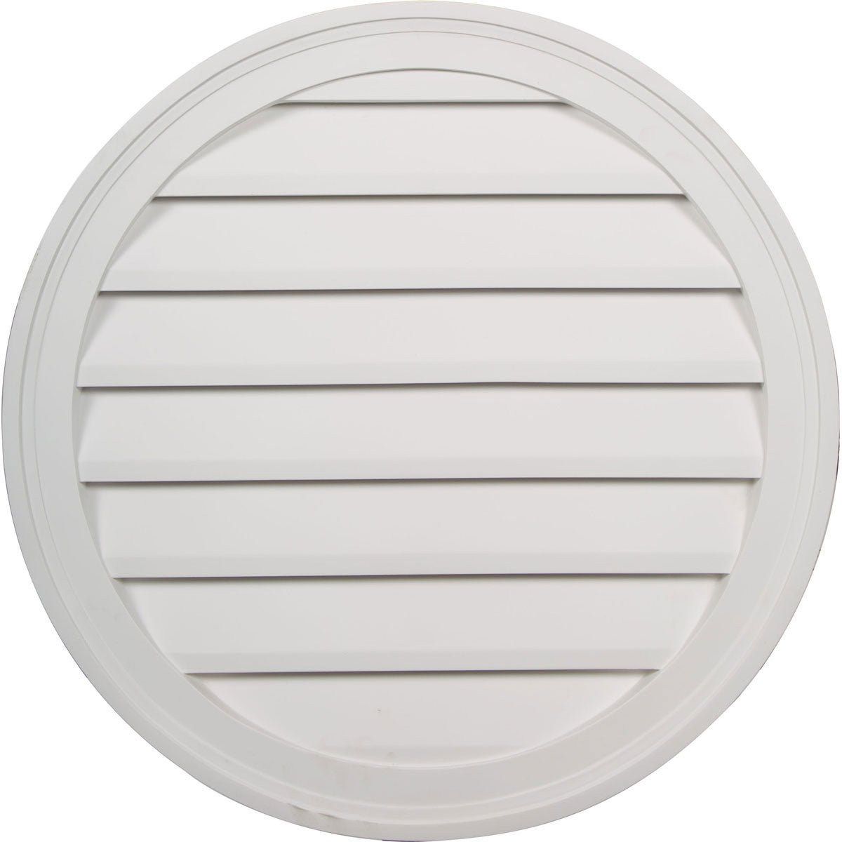 24"W x 24"H x 1"P, Round Gable Vent Louver, Non-Functional
