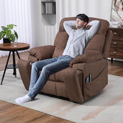 Power Lift Recliner Chair for Big Men with Heat and Massage T53963