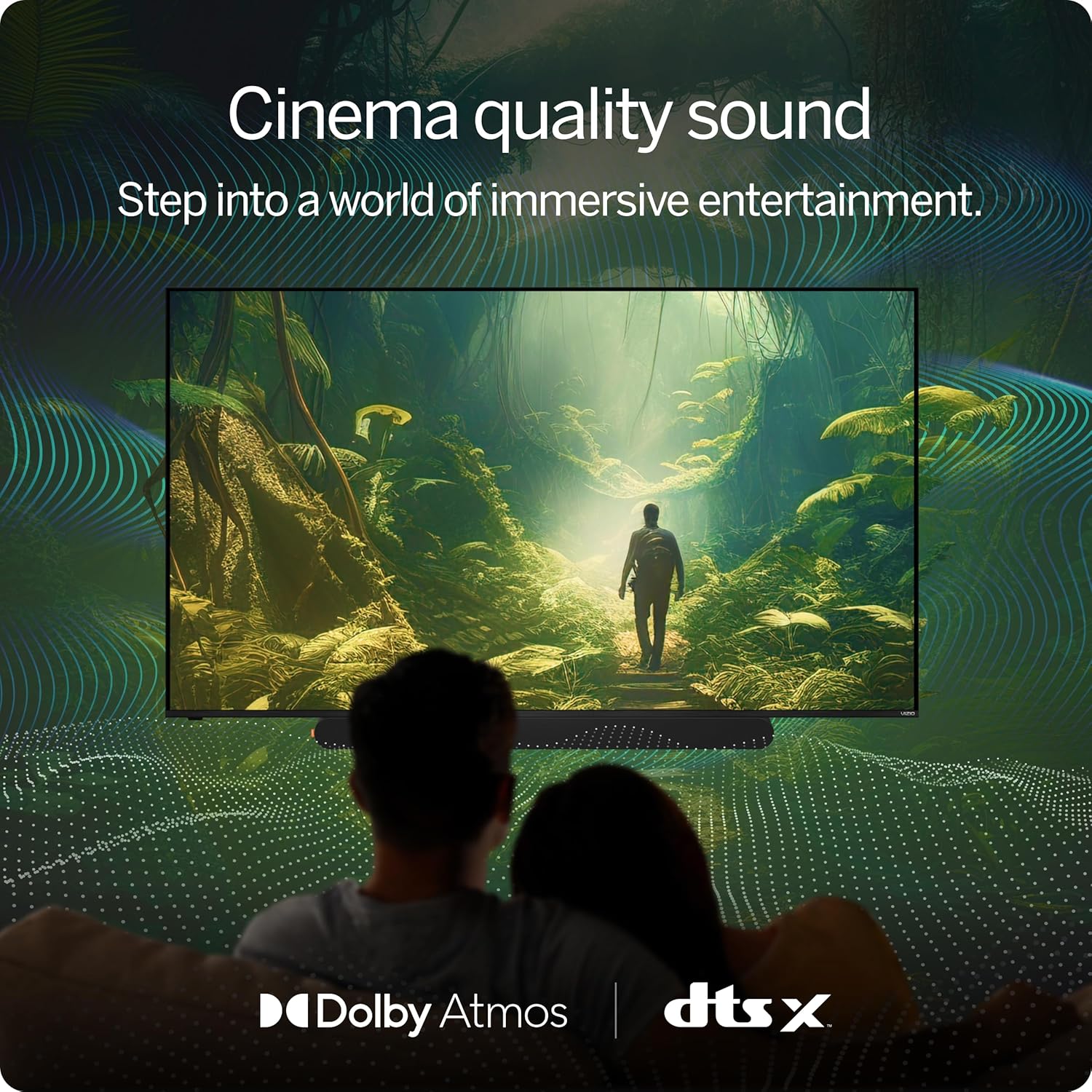 VIZIO 2.1 Soundbar with Wireless Subwoofer, Dolby Atmos, Bluetooth – SV210M-0808 O8947