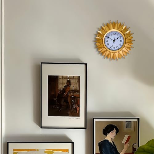 Retro Wall Clock 12 inch Farmhouse Quartz Battery Operated W125