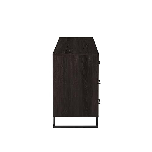 Walker Edison Togo 6-Drawer Dresser, 56 Inch, Coastal Oak G313