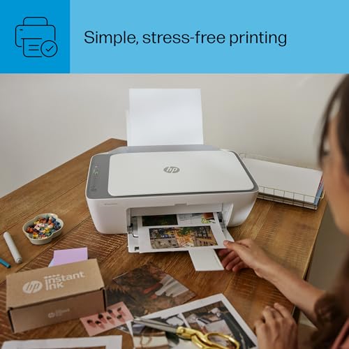 HP DeskJet 2855e Wireless All-in-One Color Inkjet Printer, Scanner, Copier J165