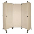 Versare - 1706001 - Portable Mobile Room Divider, 6& Beige