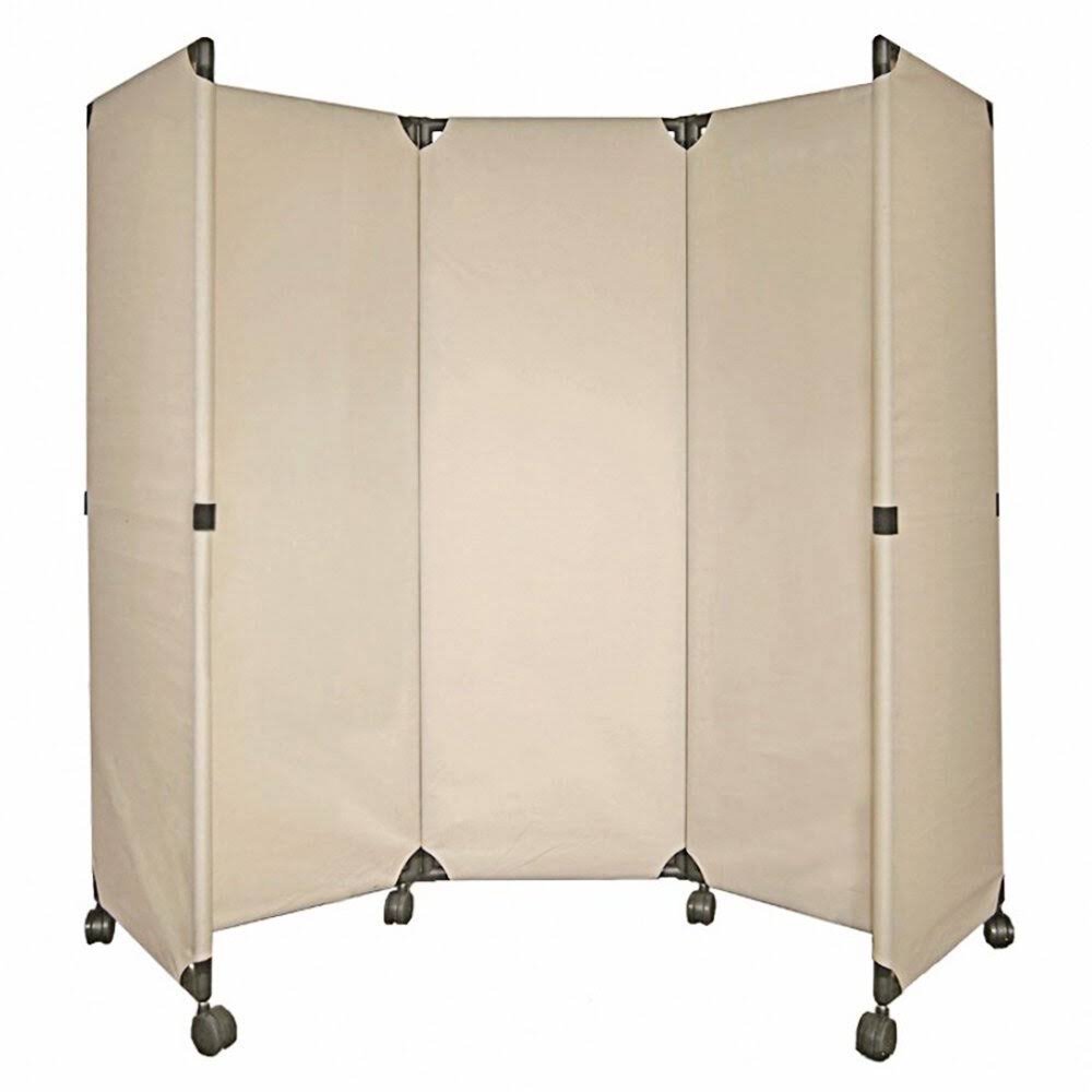 Versare - 1706001 - Portable Mobile Room Divider, 6& Beige