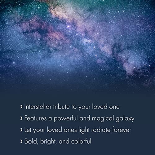 Cosmic Galaxy Keepsake Urns for Human Ashes with Velvet Gift Box X613