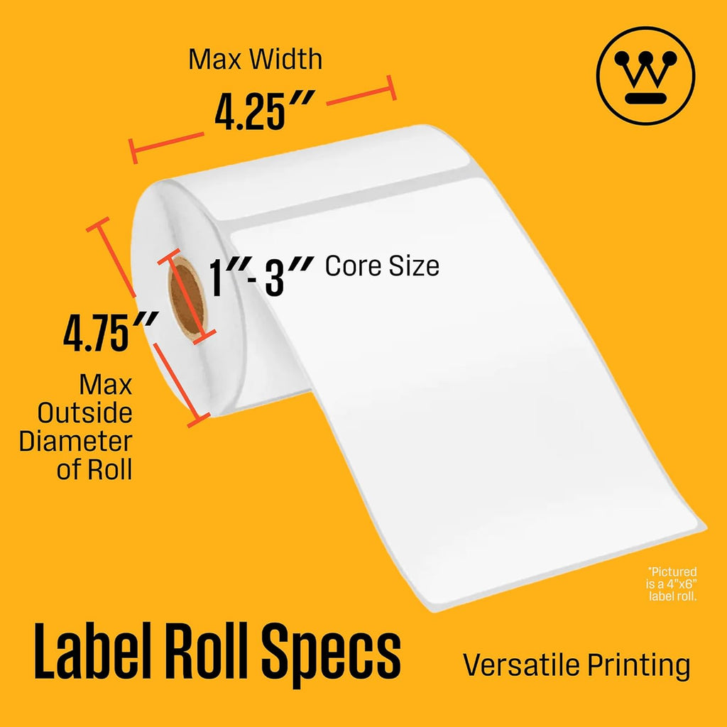 Westinghouse Direct Thermal Label Printer USB, Commercial Grade, 4x6 Labels K67885