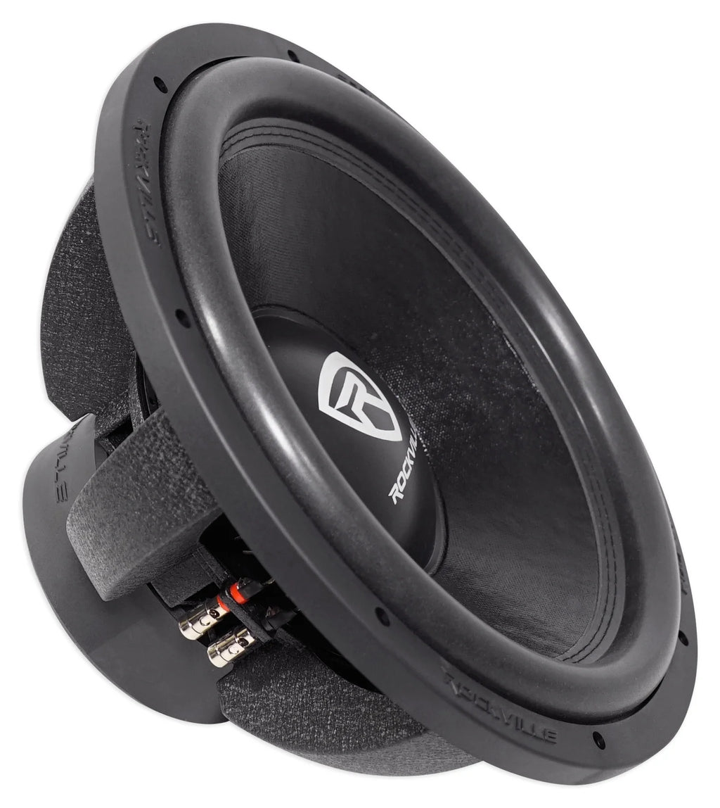 Rockville W15K6D4 V2 15" 4000W Car Subwoofer with Vented Box B502