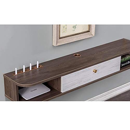 Wall Hanging TV Cabinet Solid Wood Floating Entertainment Unit B98023