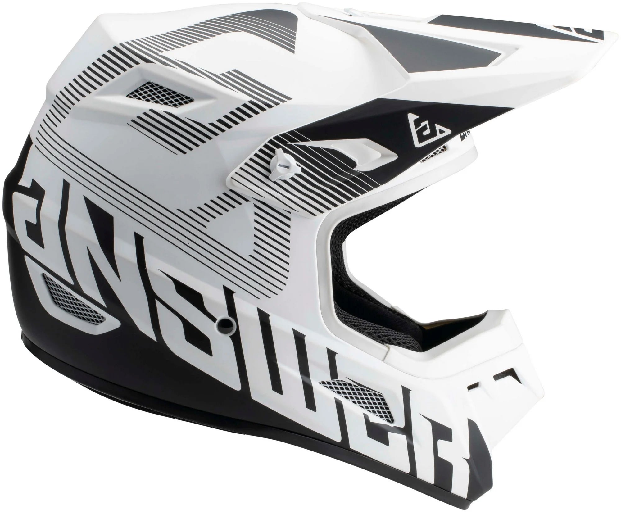Answer AR1 V2 Bold MX Offroad Helmet White/Black XS C2726