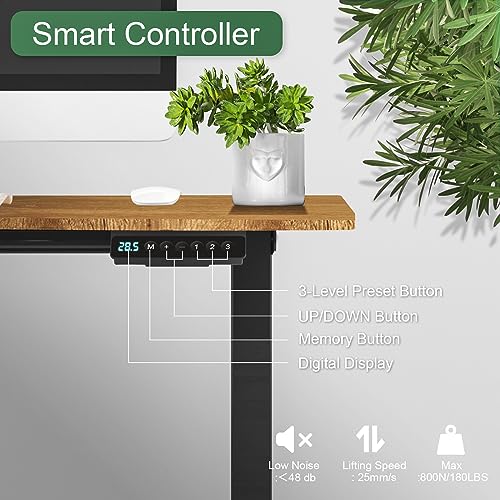 Upgrade Version 63 x 55 inch L Shaped Electric Standing Desk E679178