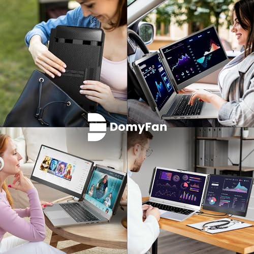 14" Portable Monitor for Laptop, 360° Rotation, 1080P FHD IPS, HDMI/USB-C P997291