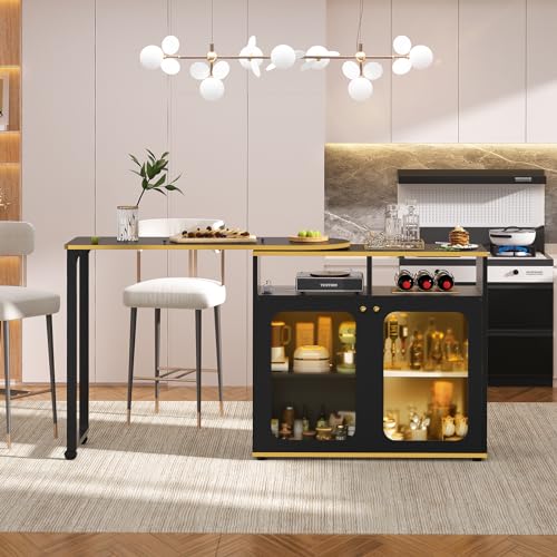 Cyclysio 59" LED Dining Table with Charging Station, White Oak S438
