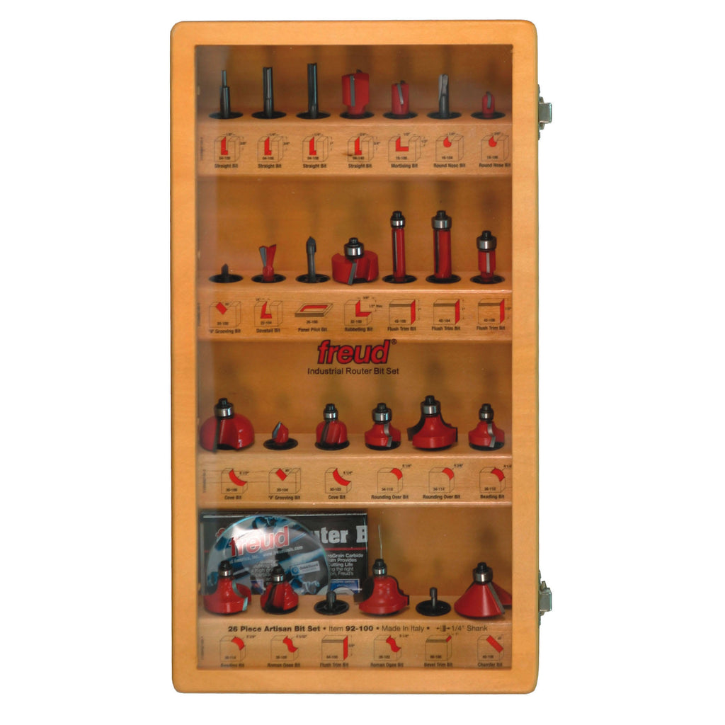 Freud 92-100 26 piece Artisan Bit Set