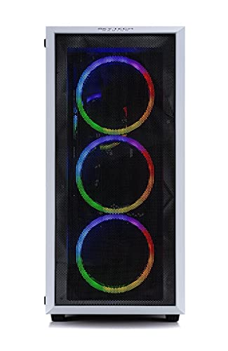SkyTech Chronos Gaming PC Desktop - AMD Ryzen 7 3700X, RTX 3070, 1TB SSD, 16GB RAM, White C6598