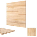 Hardwood Maple Butcher Block Counter Top - 36" L x 25" W Polished Wood Table Top, 1.5" Thickness DIY Desk Top for Kitchen, Laundry, Office, Bar