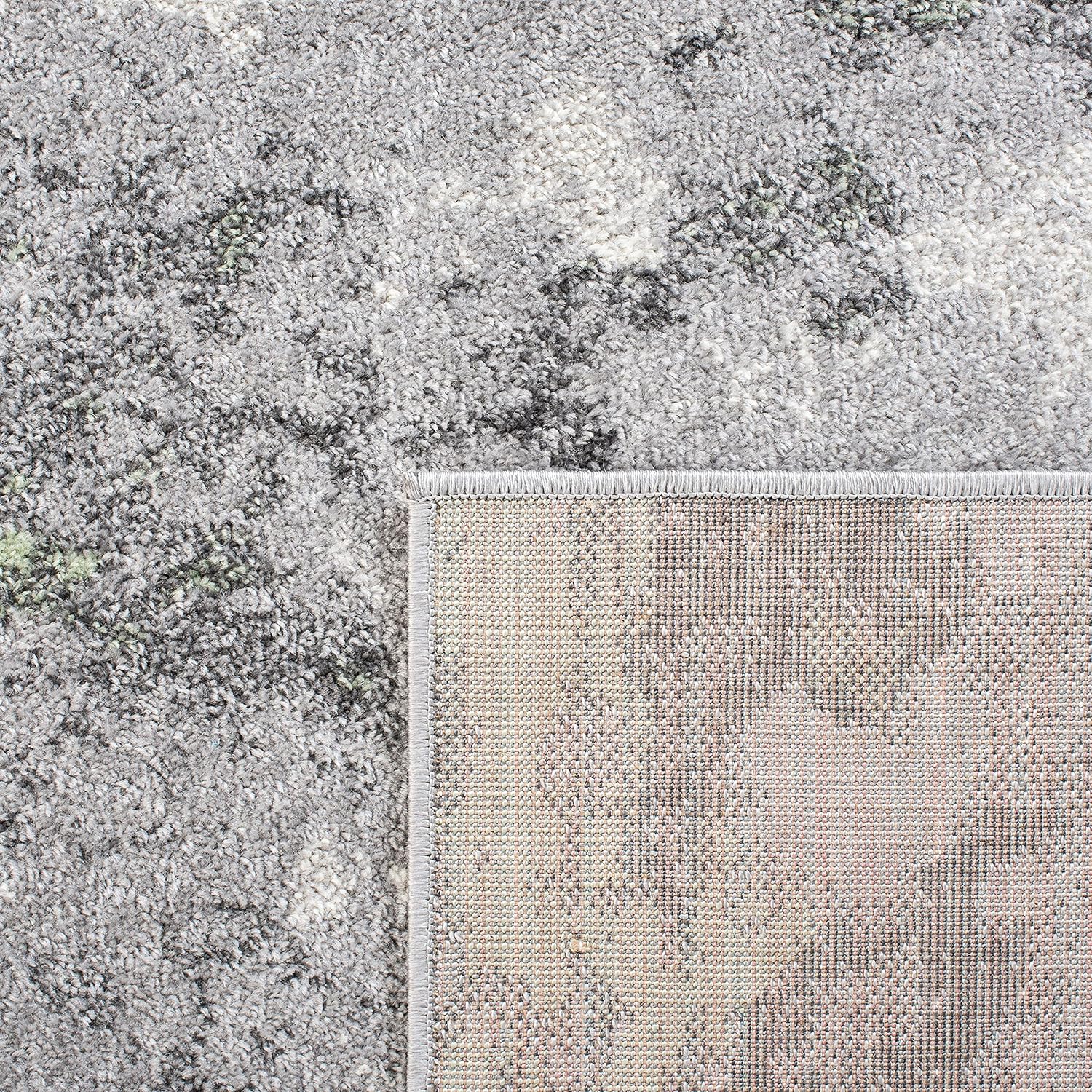 SAFAVIEH Adirondack Collection Area Rug 4' Square Green & Grey V2261