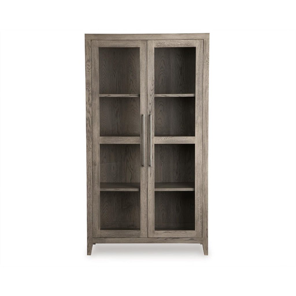 Ashley Furniture Dalenville 2-Door Wood Accent Cabinet, Antiqued Light Gray O6624