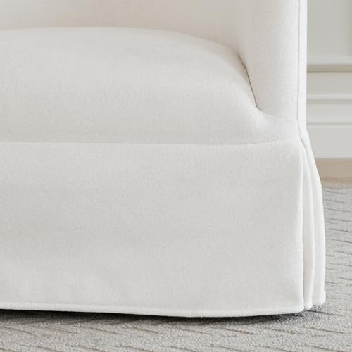 Swivel Accent Chair Modern Barrel Armchair, 22-inch Wide Seat, Sand S928