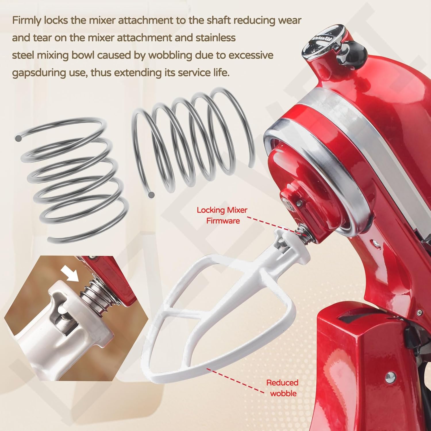 KitchenAid Tilt-head & Bowl-lift Mixer Spring and Washer 2 Pack S1909