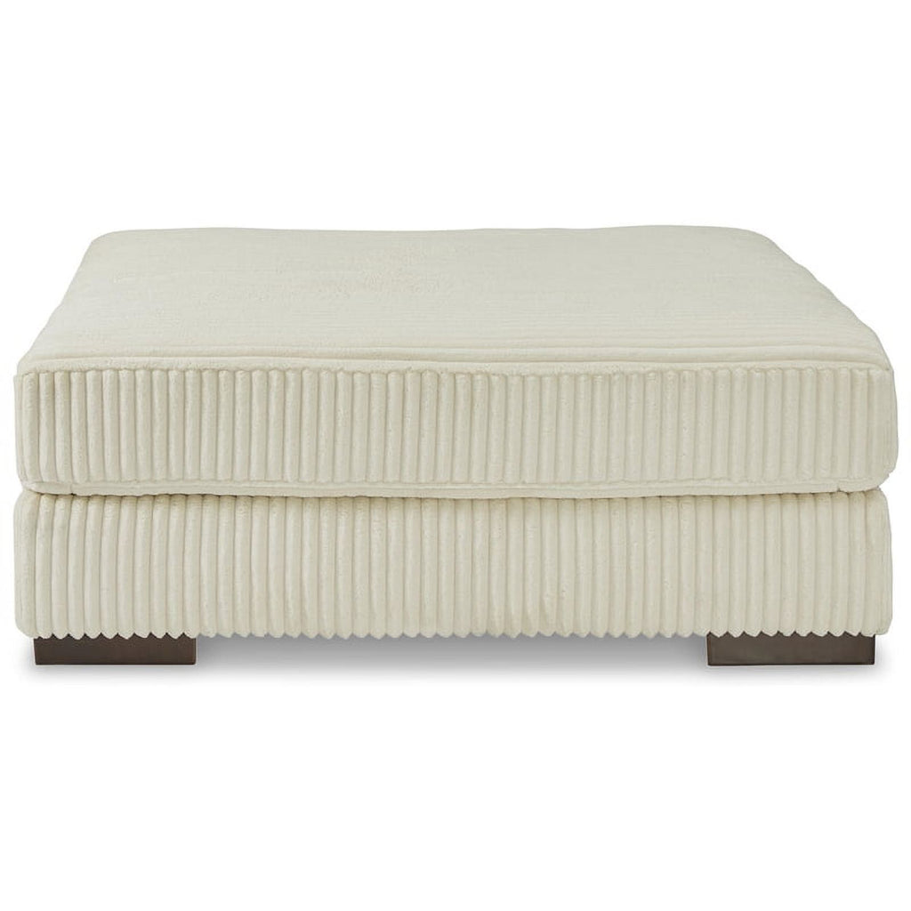 Ashley Furniture Lindyn Oversized Fabric Accent Ottoman Ivory R241785